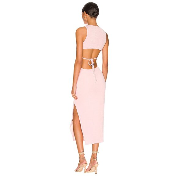 superdown Marissa Midi Dress in Baby Pink XSmall New Womens Long - Picture 2 of 11
